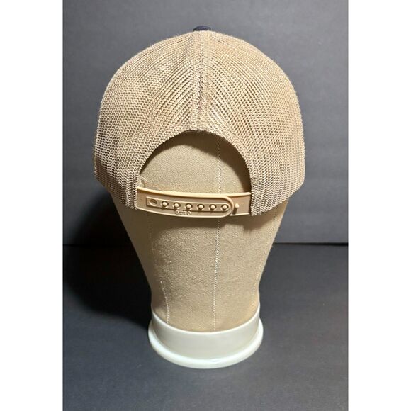 OTTO Mesh Trucker Hat – “Proud Member ROC YMCA” Navy & Tan Baseball Cap OSFM - Picture 3 of 5